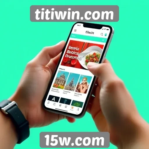 experiência mobile no site titiwin.com é otimizada